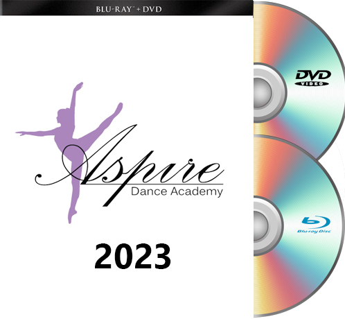 Aspire Dance Academy 2023 Blu-Ray/DVD set