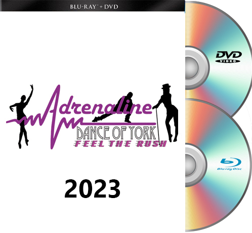 6-17-23 Adrenaline Dance 2023 Blu-Ray/DVD set
