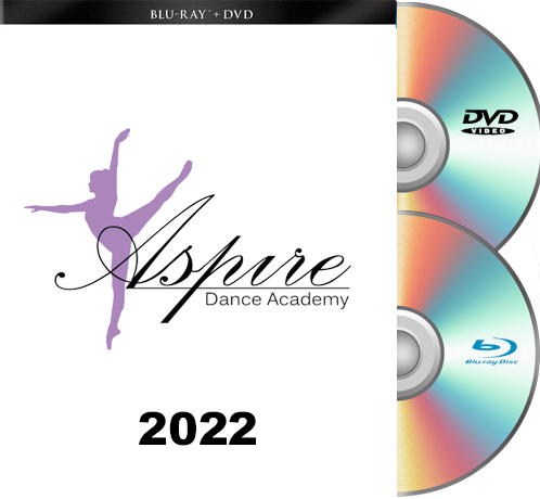 6-04-22 Aspire Dance Academy 2022 Blu-Ray/DVD set