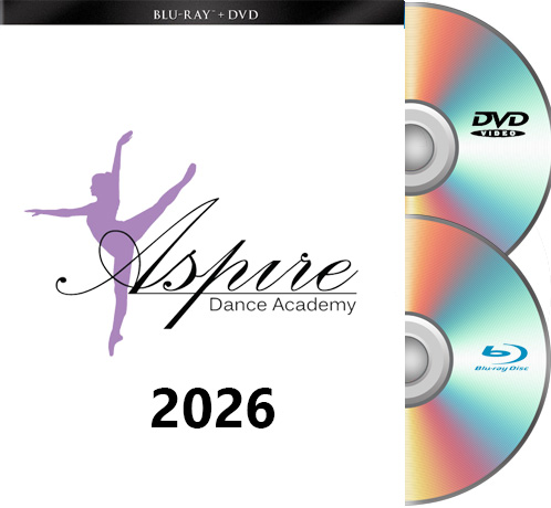 6/07/26 Aspire Dance Academy Blu-Ray/DVD set